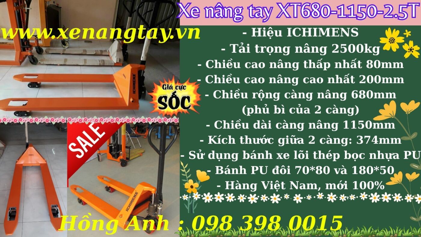 Tại sao tải 2500kg là mức phổ biến?
