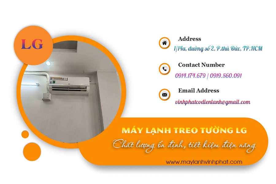 Điều hòa treo tường LG chất lượng ổn định, tiết kiệm điện năng