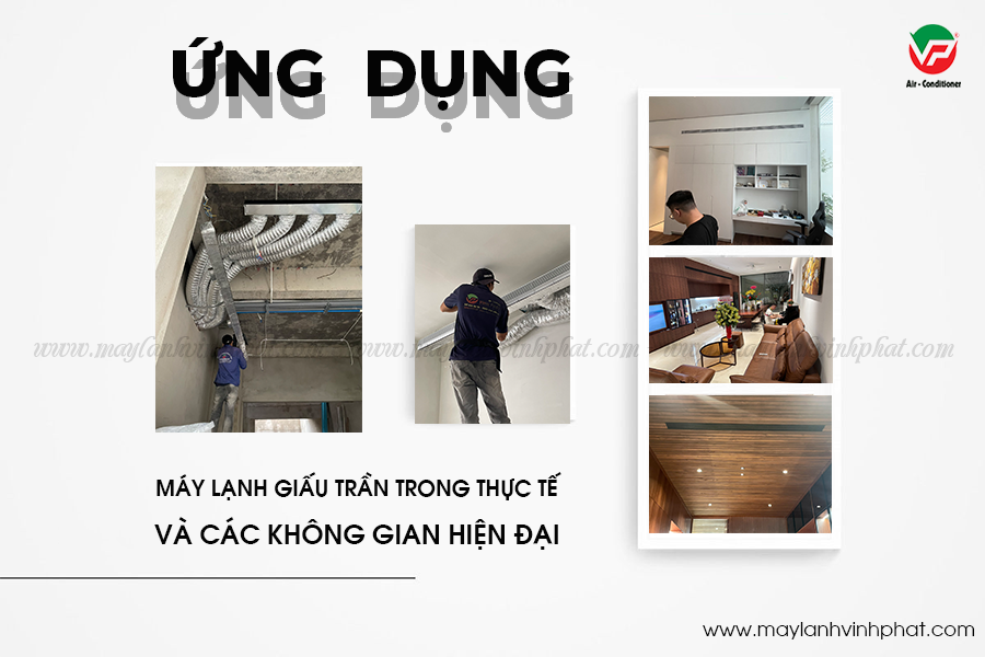Không gian lắp đặt Máy lạnh giấu trần/Thời điểm Vệ sinh giấu trần tại nhà uy tín