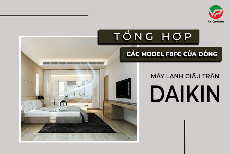 Thi công ống gió/Lắp miệng gió Máy lạnh âm trần nối ống gió DAIKIN FBFC71DVM