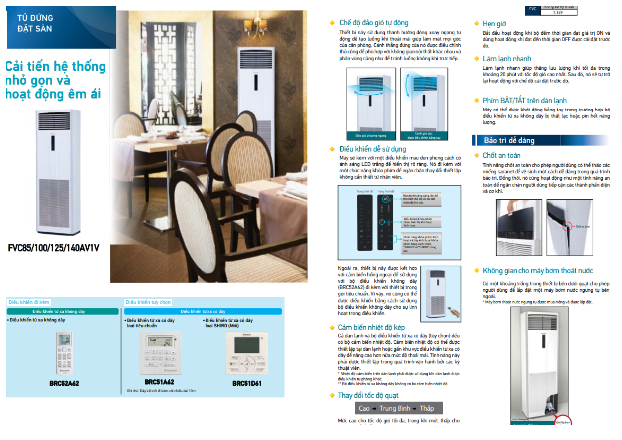 Máy Lạnh Tủ Đứng Daikin Cao Cấp – Lắp Đặt Nhanh Trong Ngày