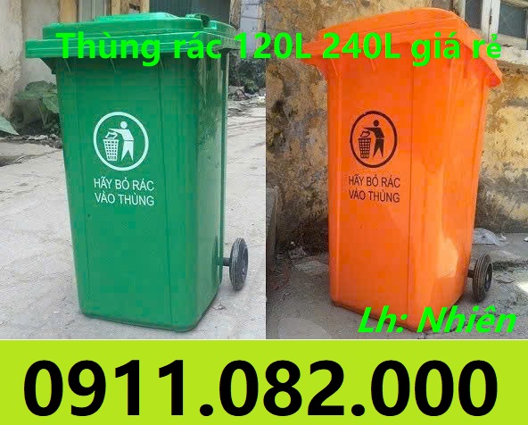 Mua thùng rác 240l giá rẻ tại long an- thùng rác giá sỉ hàng đủ tiêu chuẩn-lh 0911082000