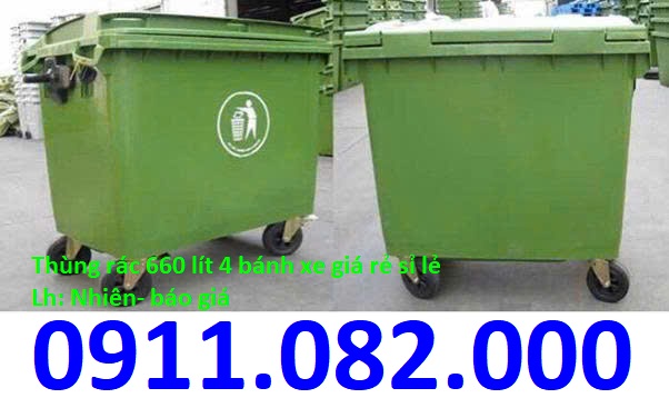Giao hàng nhanh- giá rẻ thùng rác 120l 240l tại an giang-lh 0911082000