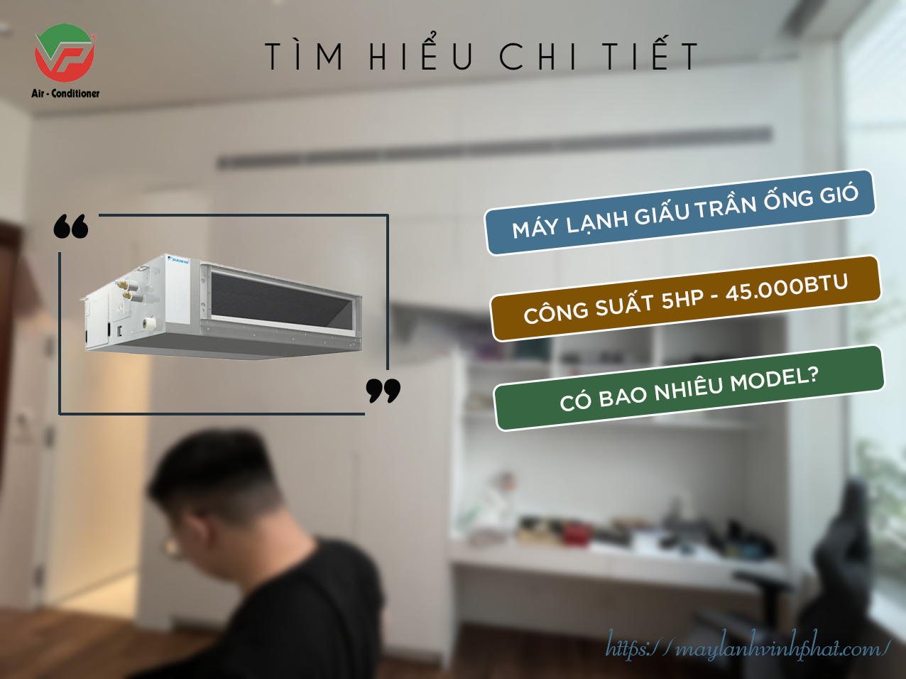 Điều hòa giấu trần nối gió 5HP và công thức tích công suất chuẩn xác nhất