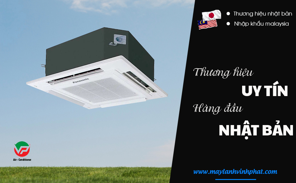 Máy lạnh âm trần PANASONIC Inverter/R32 Thiết kế nhỏ gọn – Dễ dàng lắp đặt