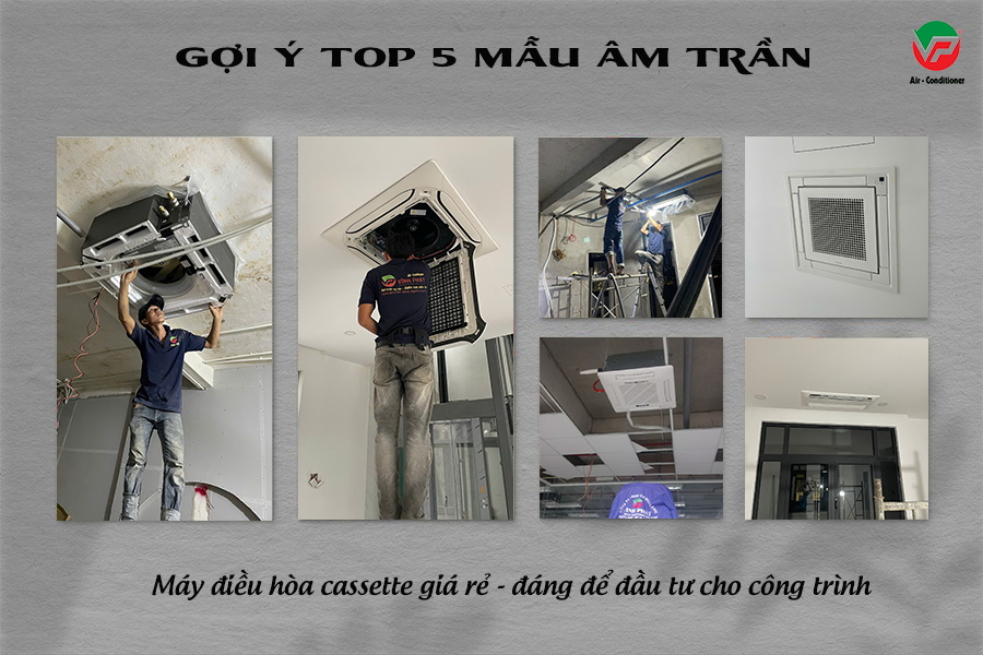 Máy lạnh âm trần cassette và gợi ý TOP 5 sản phẩm nổi bật đáng để đầu tư