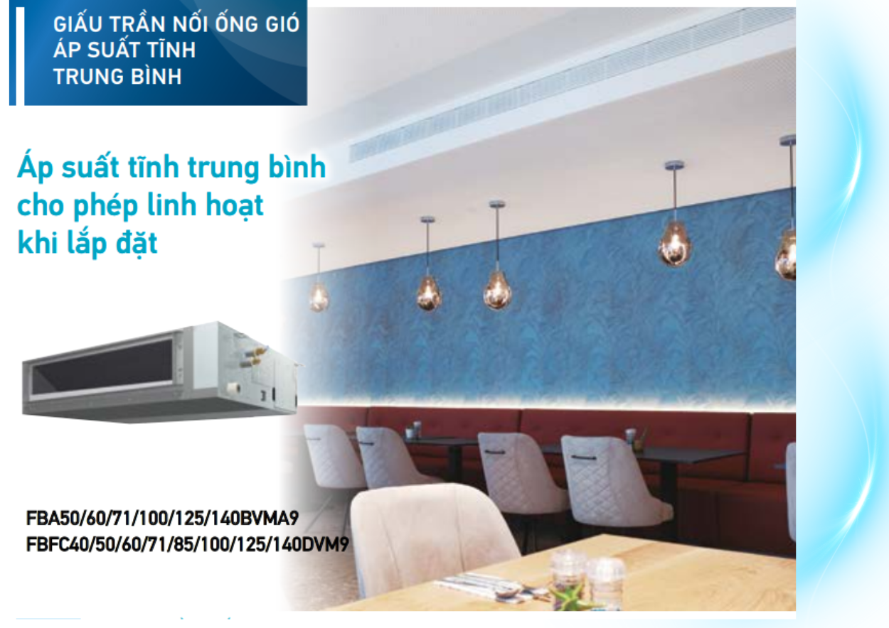 Lắp đặt máy lạnh giấu trần nối ống gió daikin mang lại những lợi ích gì ?