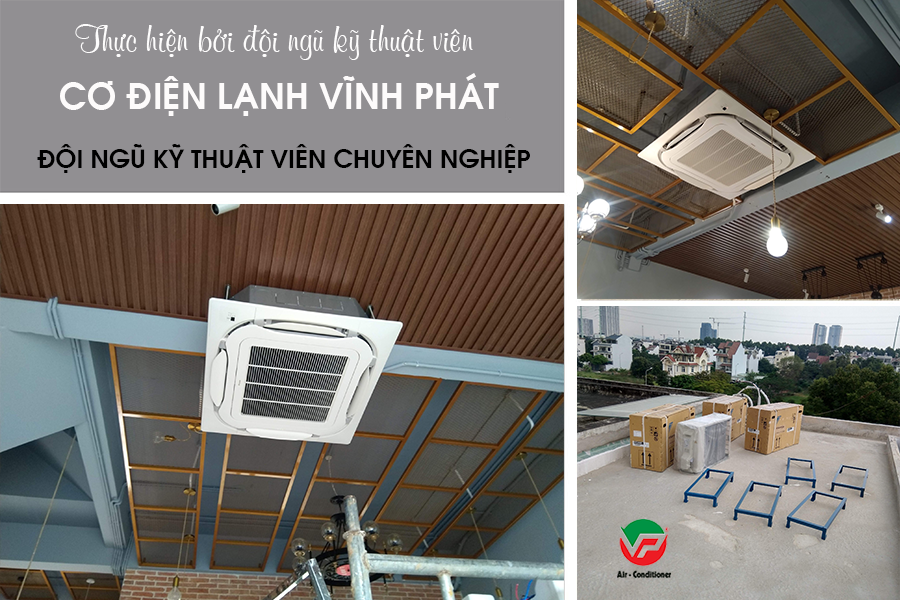 Chúng tôi thi công trọn gói Máy lạnh âm trần cassette DAIKIN với giá rẻ nhất