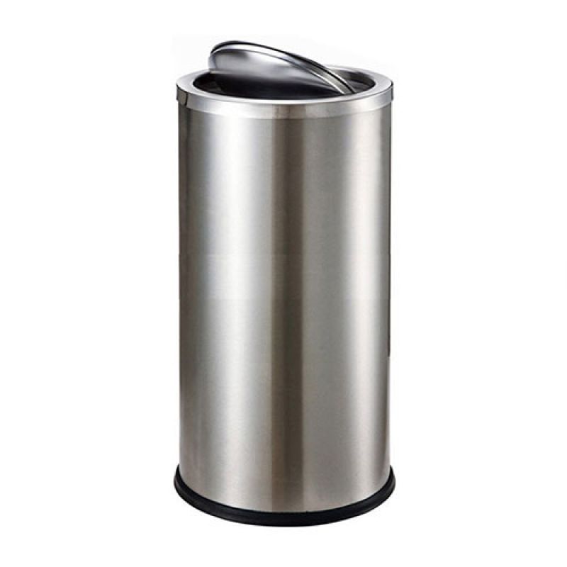 Vì sao nên dùng thùng rác inox nắp lật cho nhà vệ sinh?