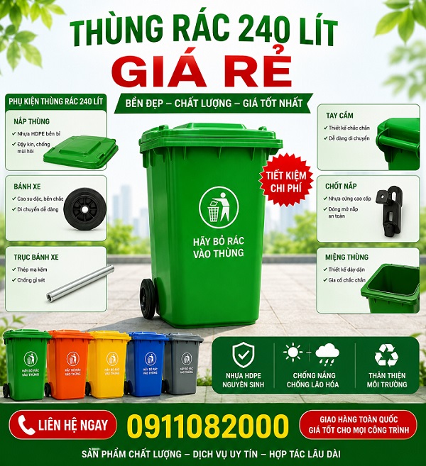 Cung cấp thùng rác phân loại giá rẻ tại an giang- thùng rác màu phân loại- lh 0911082000