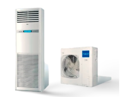 Lắp Đặt Máy Lạnh Tủ Đứng Aqua Cho Nhà Hàng