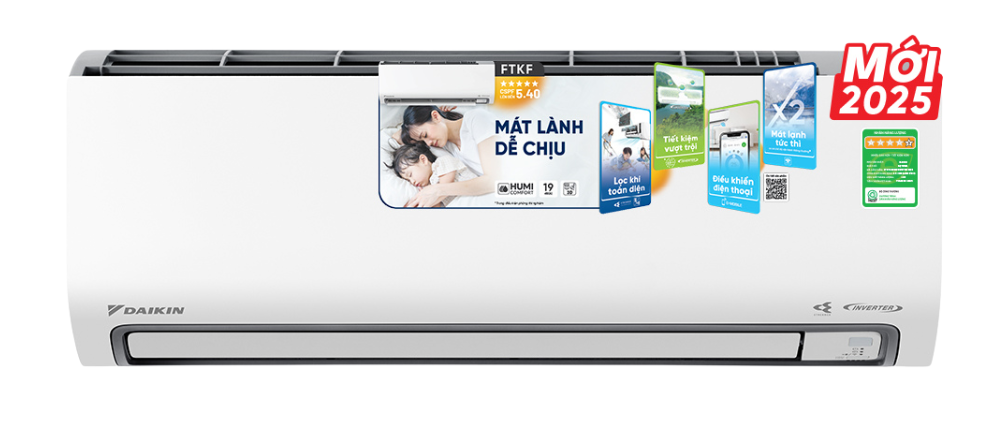 Lắp Đặt Máy Lạnh Treo Tường Daikin Vận Hành Êm, Tiết Kiệm Điện