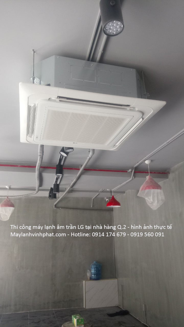 Máy lạnh âm trần chính hãng hiệu LG tốt về chất lượng và giá thành
