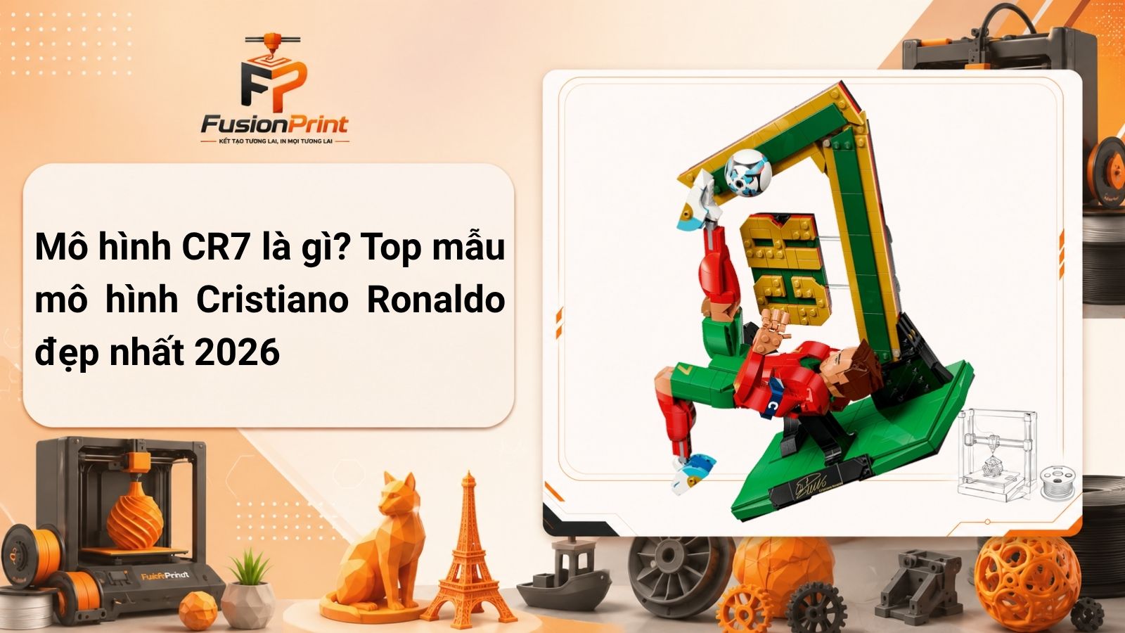 Mô hình Cristiano Ronaldo – Vật phẩm sưu tầm dành cho người hâm mộ CR7