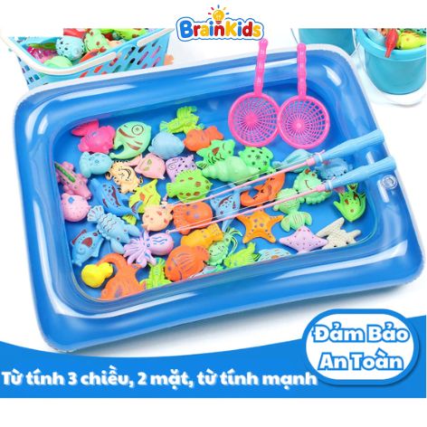 Bộ Đồ Chơi Bể Bơi Câu Cá Nam Châm Cho Bé
