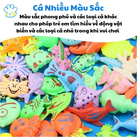 Bộ Đồ Chơi Bể Bơi Câu Cá Nam Châm Cho Bé