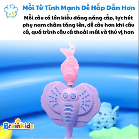 Bộ Đồ Chơi Bể Bơi Câu Cá Nam Châm Cho Bé