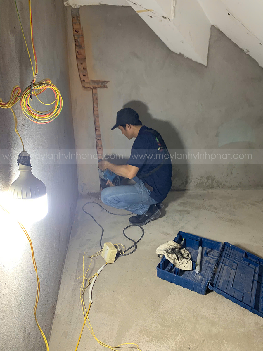 Giá thi công ống đồng điều hòa âm tường cho toàn miền Nam là bao nhiêu?