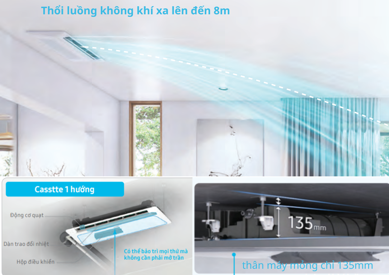 Lắp Đặt Máy Lạnh Âm Trần Samsung – Thi Công Nhanh