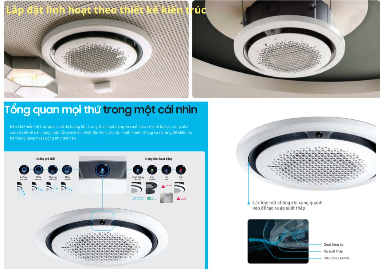 Dịch Vụ Lắp Đặt Máy Lạnh Âm Trần Samsung Chuyên Nghiệp, Uy Tín