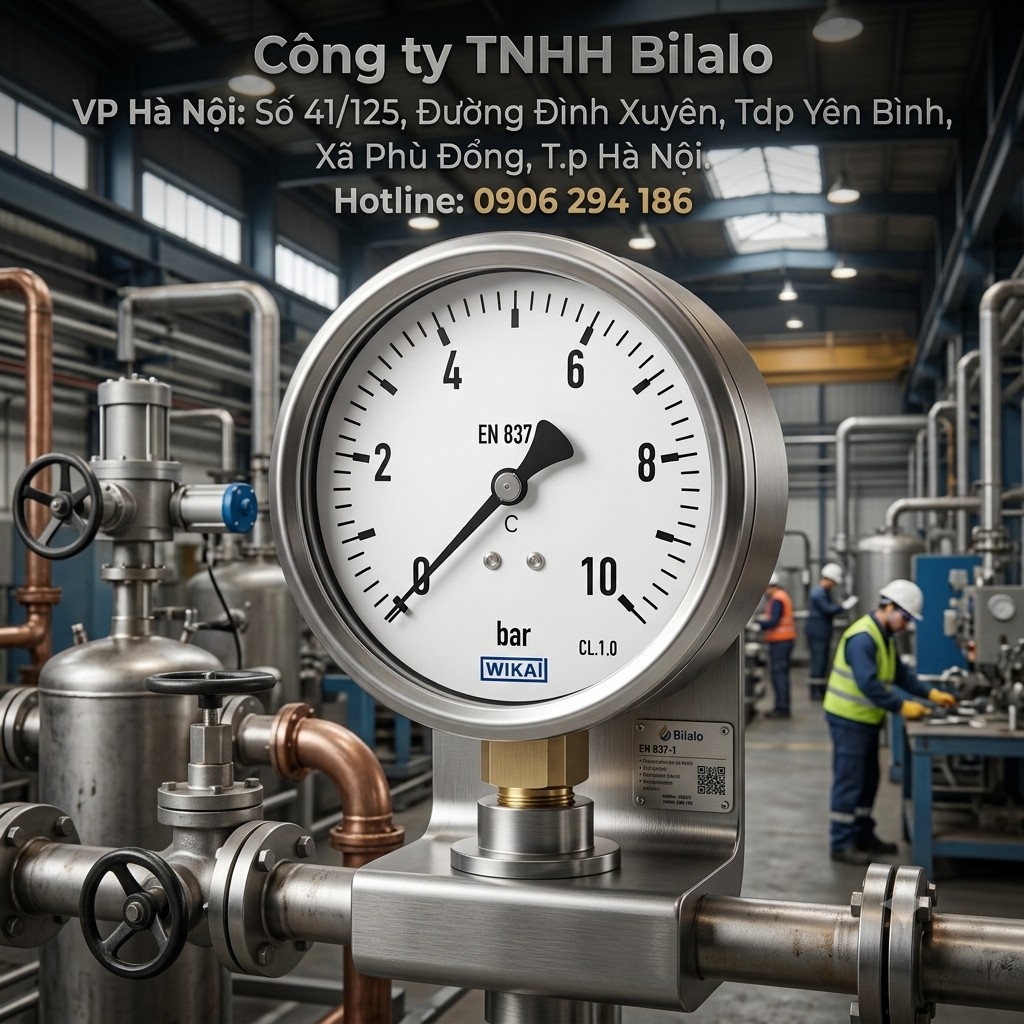 Đồng hồ đo áp suất WIKA: Ứng dụng phổ biến trong thực tế