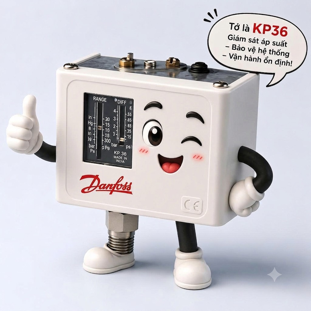 Relay Danfoss KP36: Những lưu ý cần biết khi lắp đặt