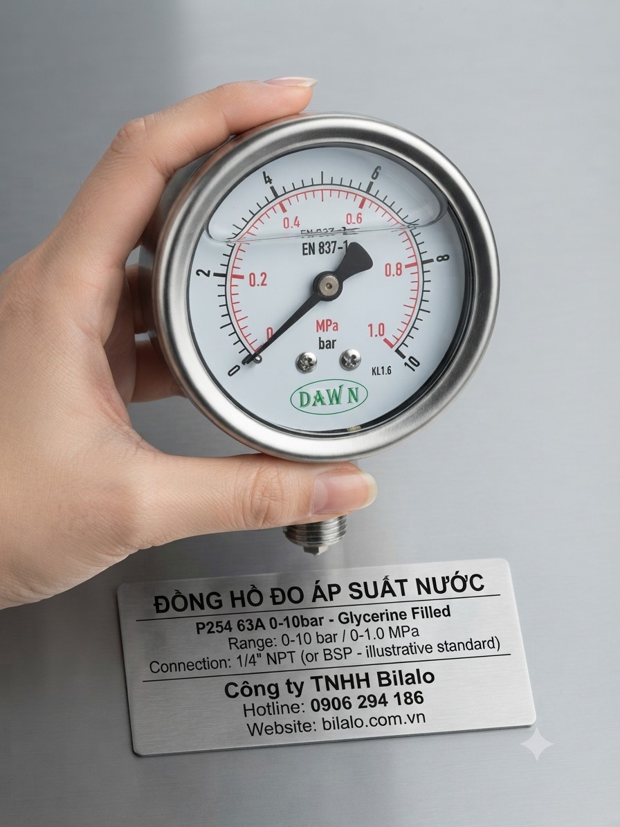 Những ưu điểm khiến đồng hồ đo áp suất DAWN được ưa chuộng
