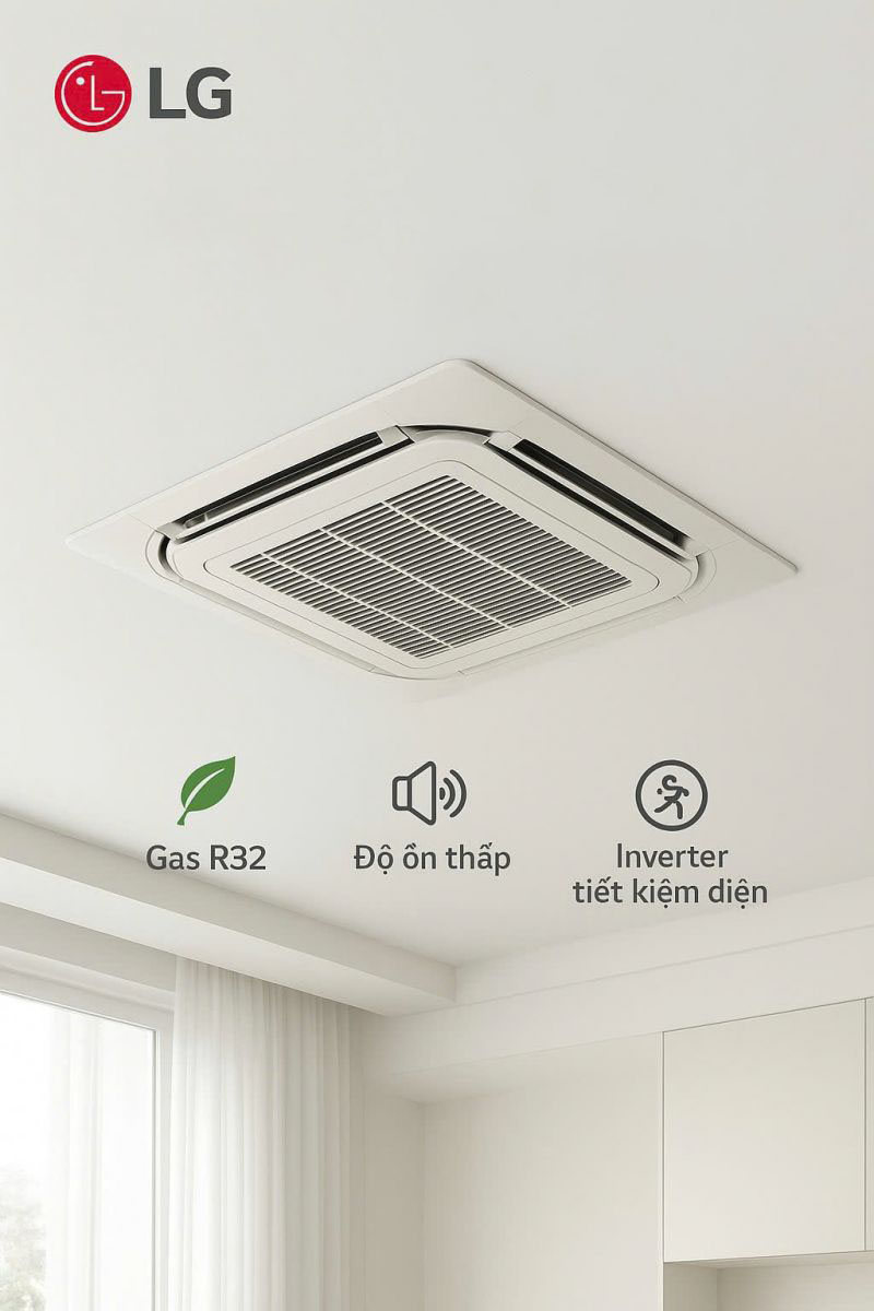 Phân phối – bán sỉ và lẻ dòng Điều hòa âm trần LG dành cho Showroom