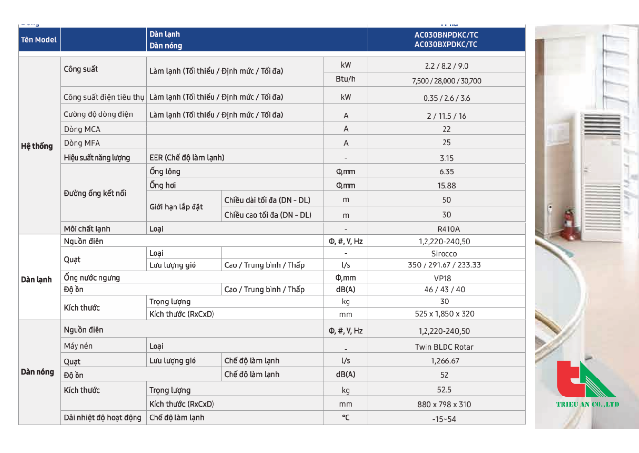 Lắp Đặt Máy Lạnh Tủ Đứng Samsung Nhanh Chóng, Uy Tín
