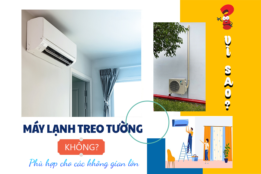 Vì sao Điều hòa treo tường không phù hợp cho các không gian lớn
