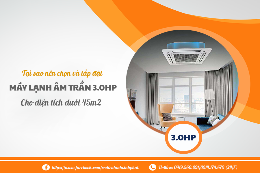Những lưu ý quan trọng khi lắp đặt Điều hòa âm trần công suất 3HP