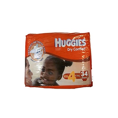 Huggies 4 X 34 Diapers Red