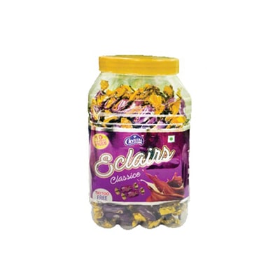 Bada Eclairs Choco Sweet Jar And Pcs
