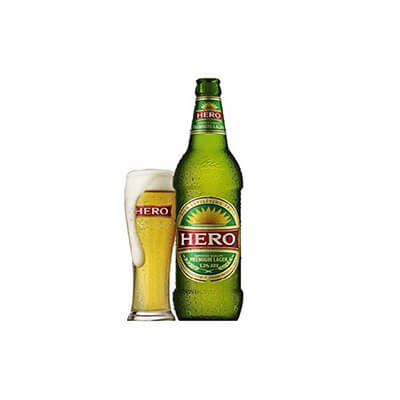 Hero Premium Lager Beer 60cl