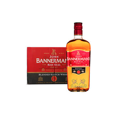 John Bannermans Red Seal Whisky 70cl