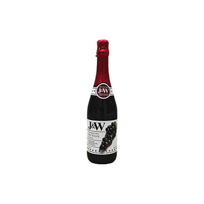 J W Sparkling Red Grape Juice 750ml