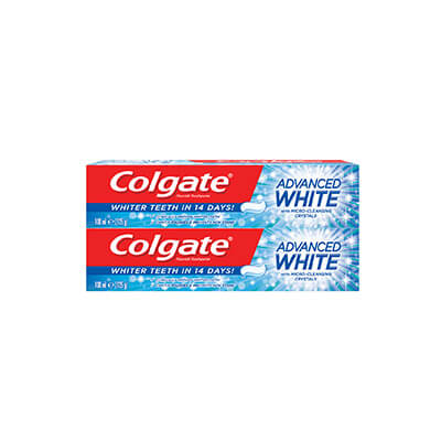 Colgate Advanced Wehite Paste Whiter Teeth In 14days