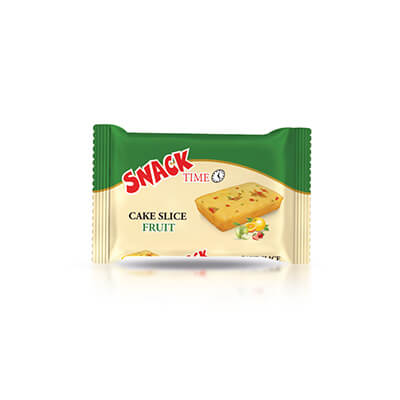 Snack Time Cake Slice Fruit.