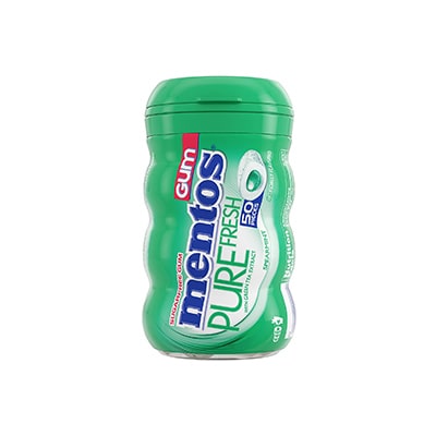 Mentos Pure Fresh Spearmint Gum 97g X 50