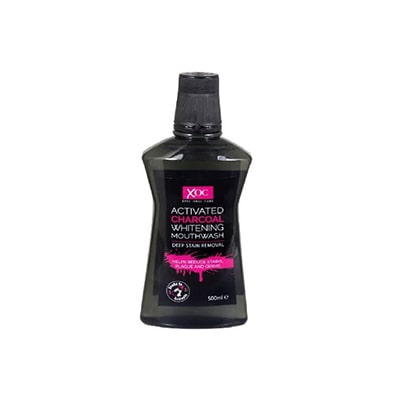 Xoc Activated Charcoal Whitening Mouthwash 500ml