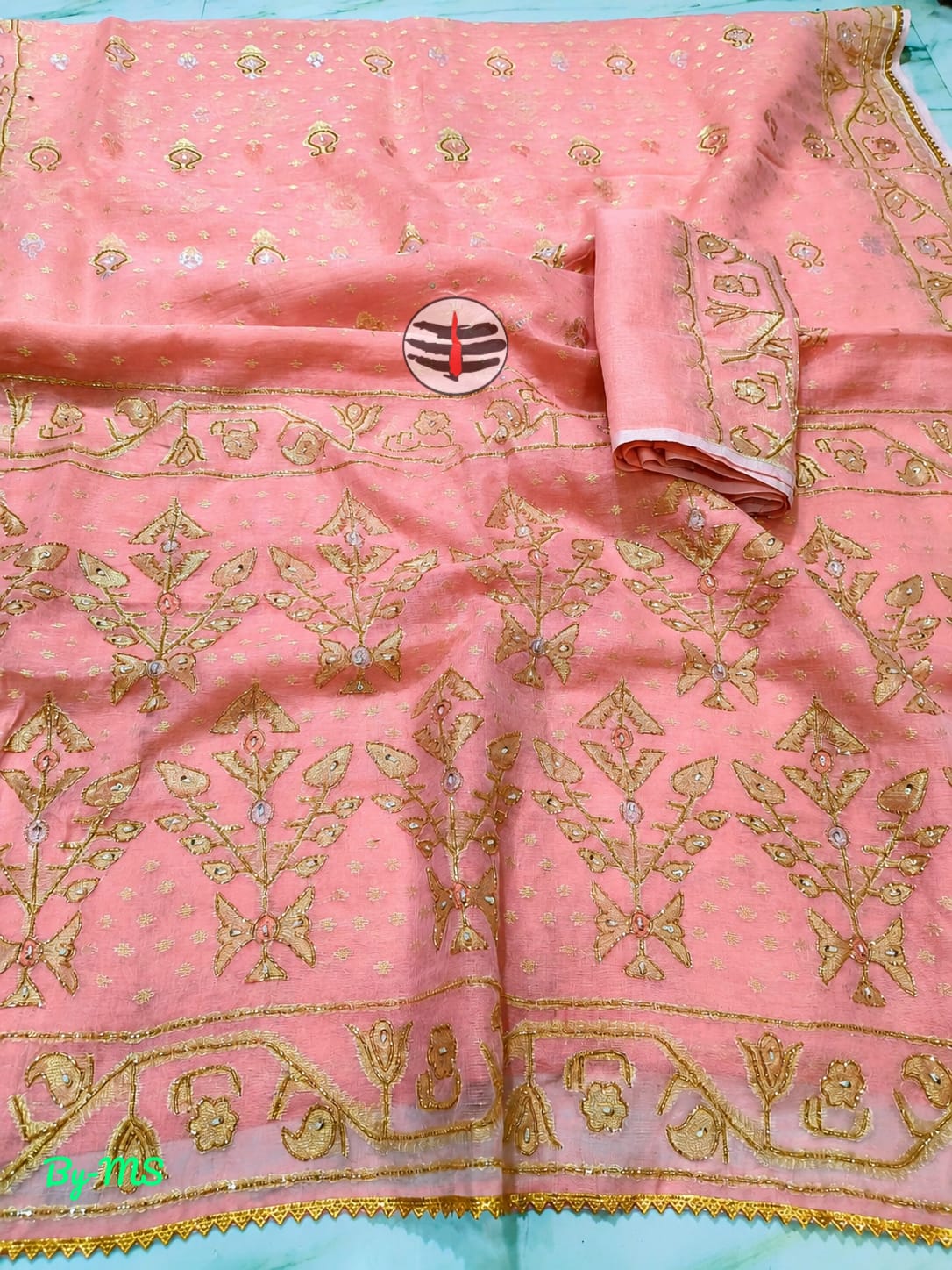 Dhakai Jamdani Kardana Work Sarees | Zyanira