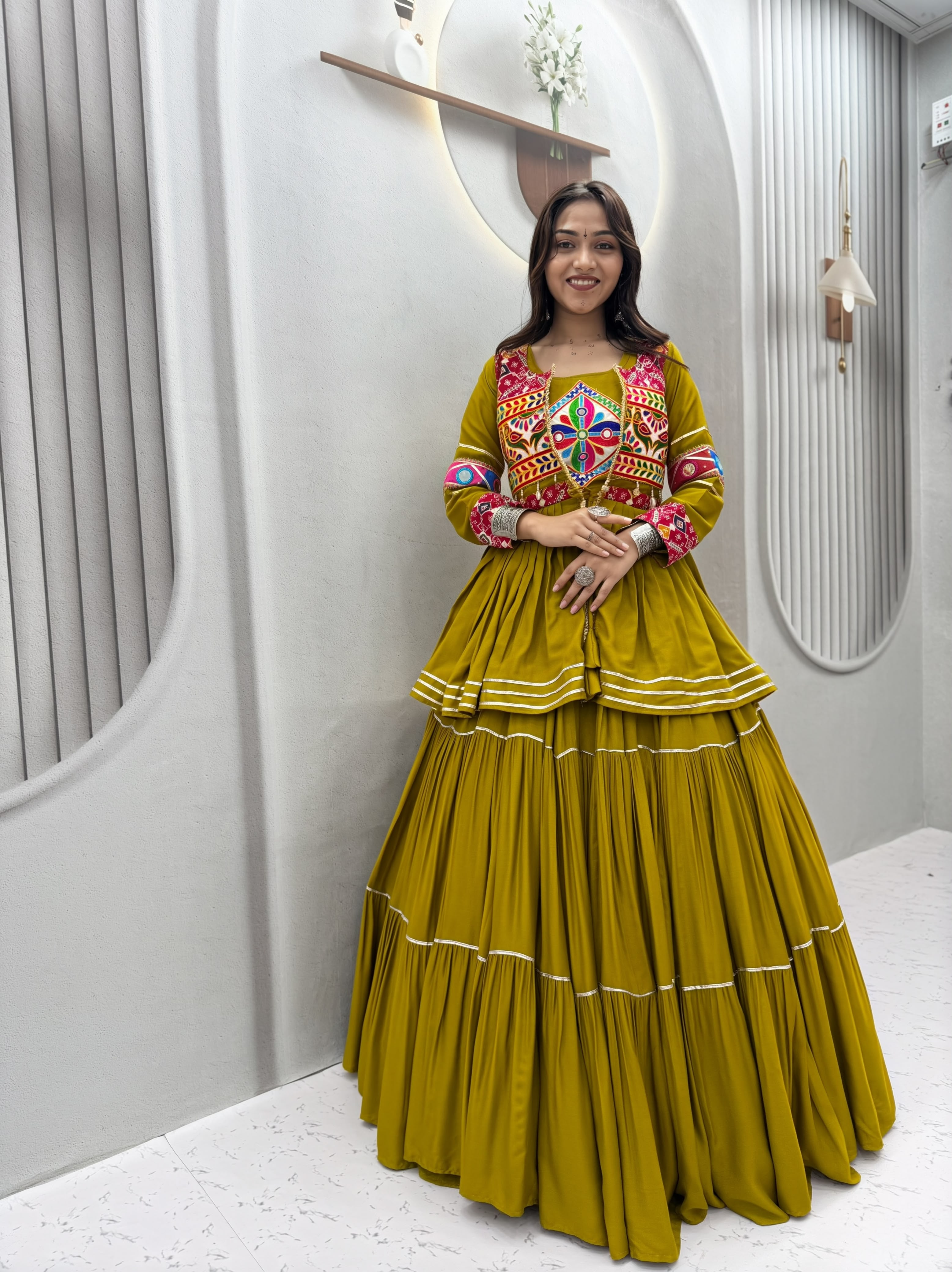 Lehengas Pure Cotton | Koti Gamathi Work | Lehenga Ribbion lace | Zyanira