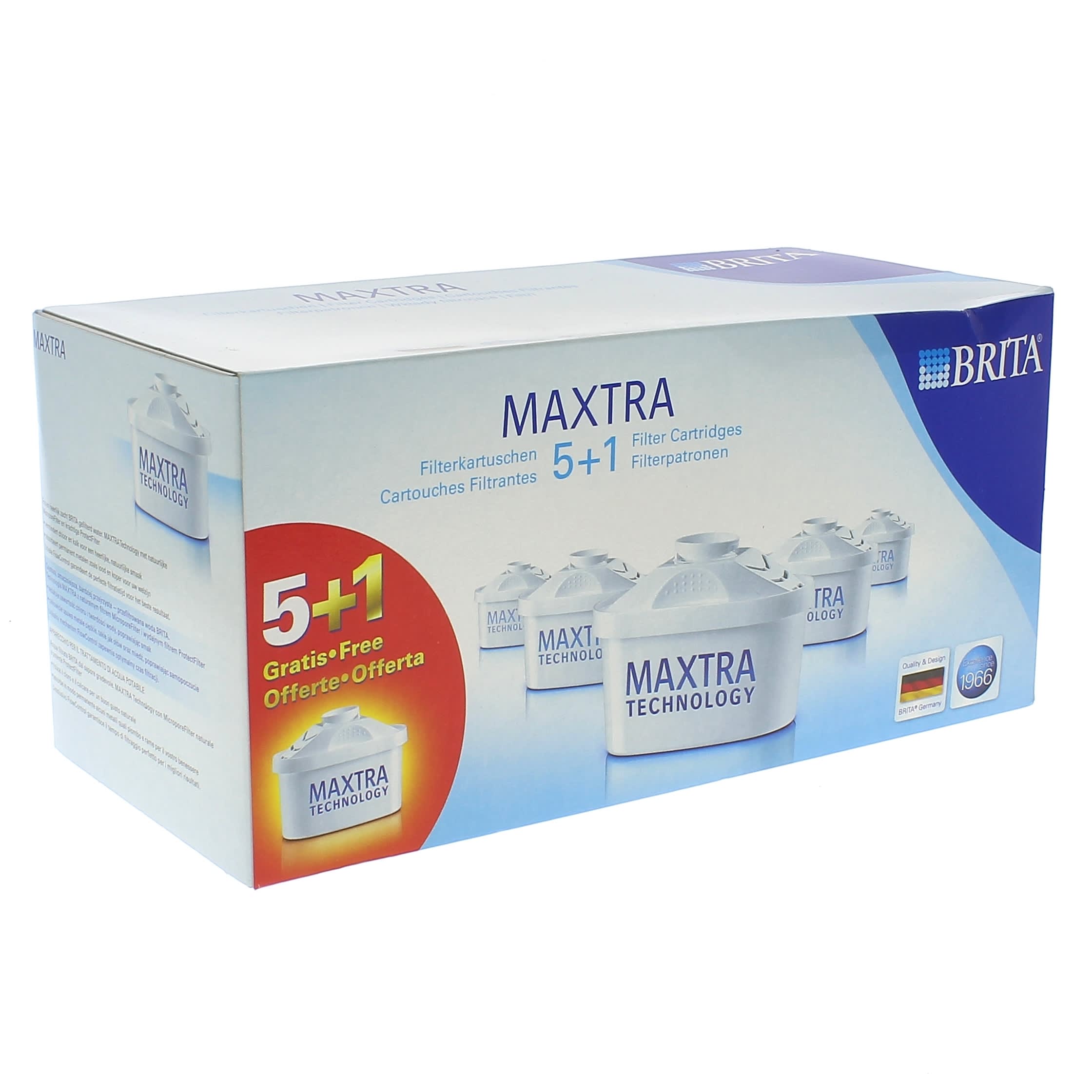 Cartouche brita maxtra par 5+1 pour Carafe Brita - Livraison rapide