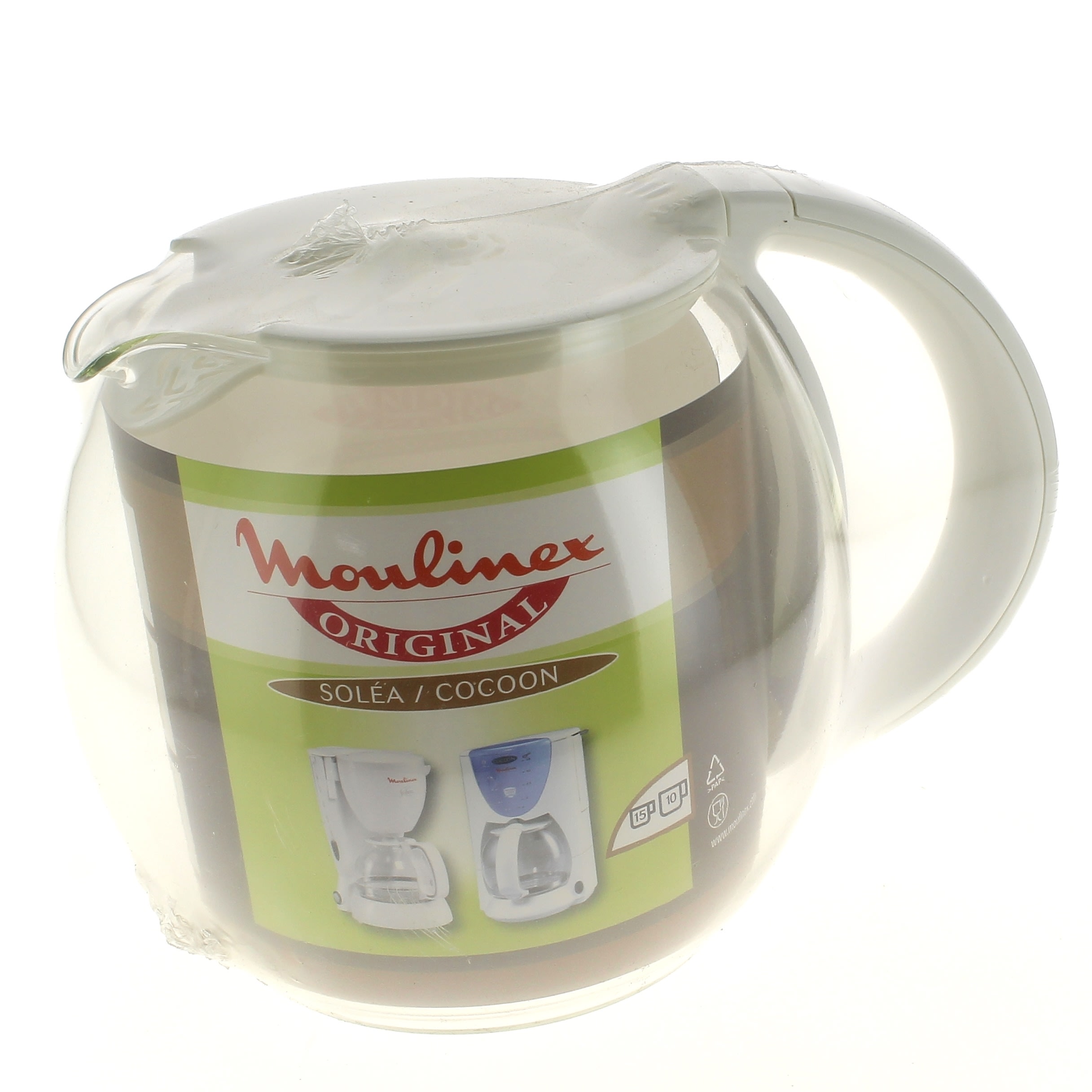 Verseuse cocoon/solea blanche pour Cafetiere Moulinex - Livraison