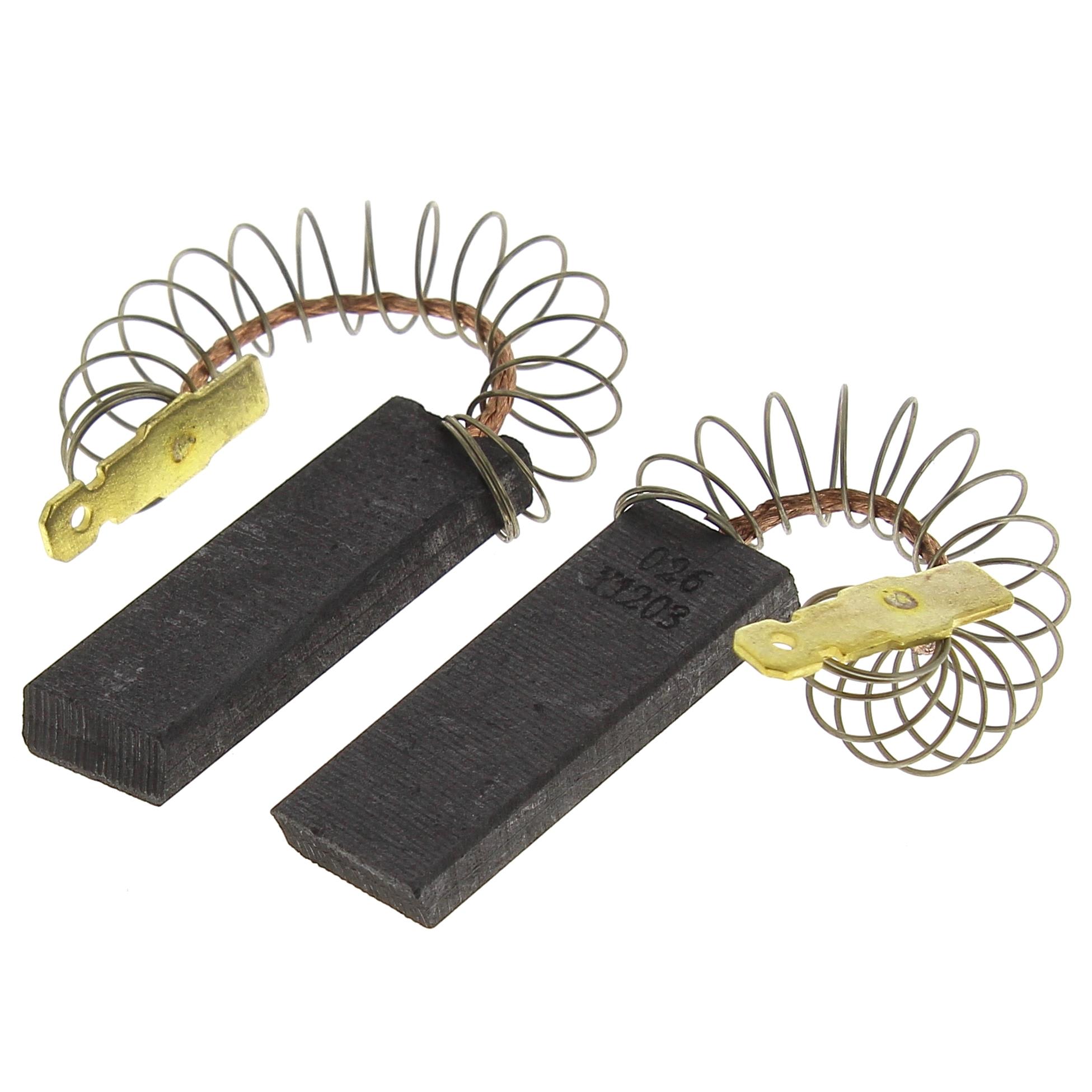 Escobillas de carbón para lavadora o secadora, repuesto para 00154740, 12,3 x 4,8 x 35 mm, 4,8 mm, AMP para diversos dispositivos de Bosch, Siemens, Whirlpool