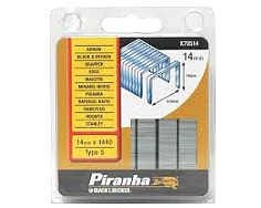 Agrafes BLACK+DECKER Type 1 Flèche 4 Mm - Référence X70104 - 5 Paquets - Compatibles Bosch, Esco, Wolcraft