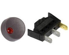 Interrupteur 3 Cosses Rouge Original Polti – Pour Centrale Vapeur Polti