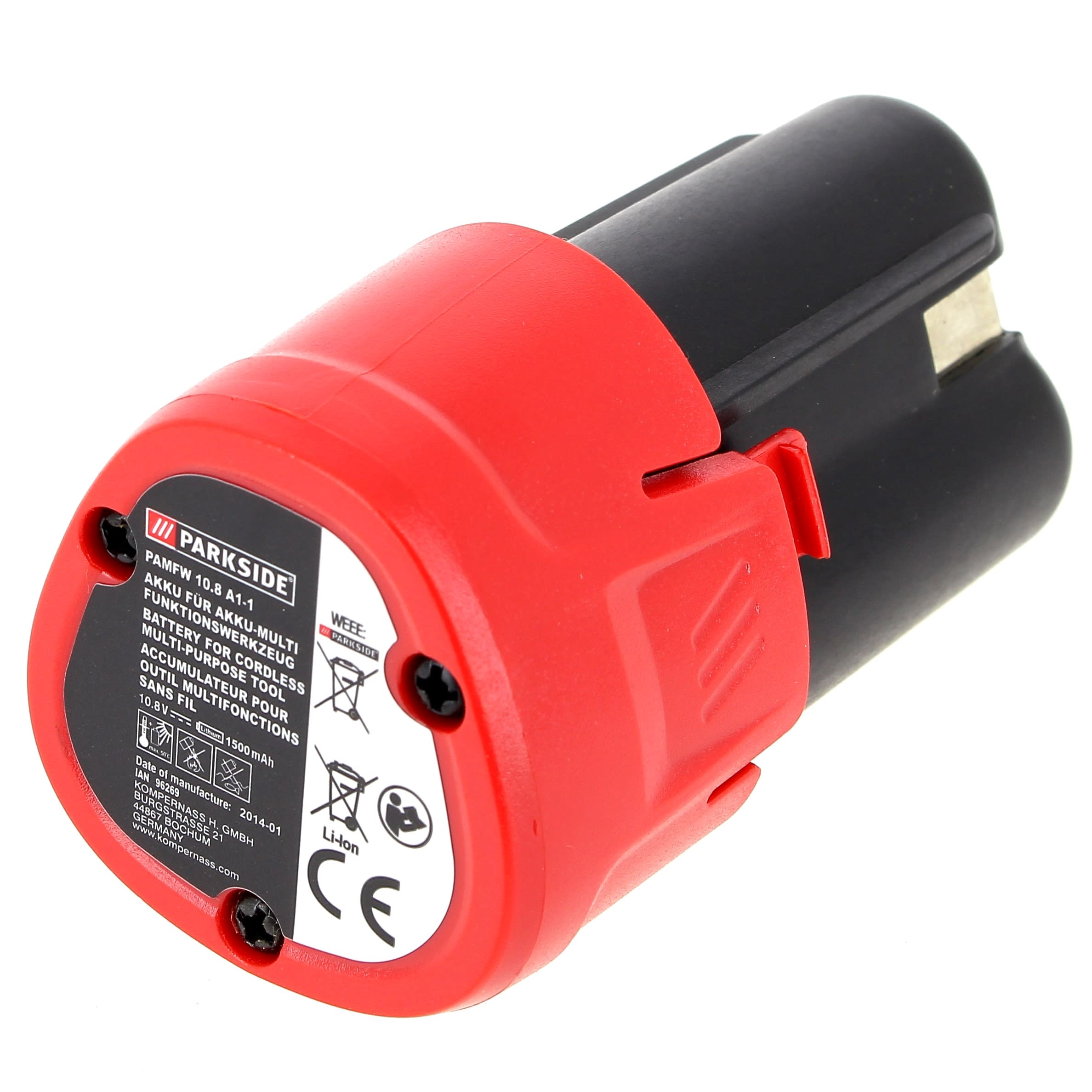 Batterie 10,8v 1500mah pour Outil multifonction Parkside