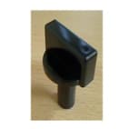 Bouton noir 12h axe=4cm Bouton noir 12h axe=4cm image