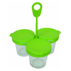 Set 3 verrines + support Set 3 verrines + support image